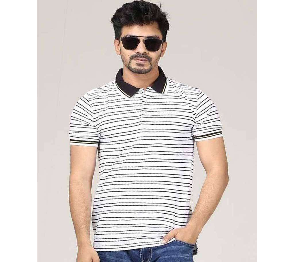 Full Sleeve Cotton Mens Polo T-Shirt