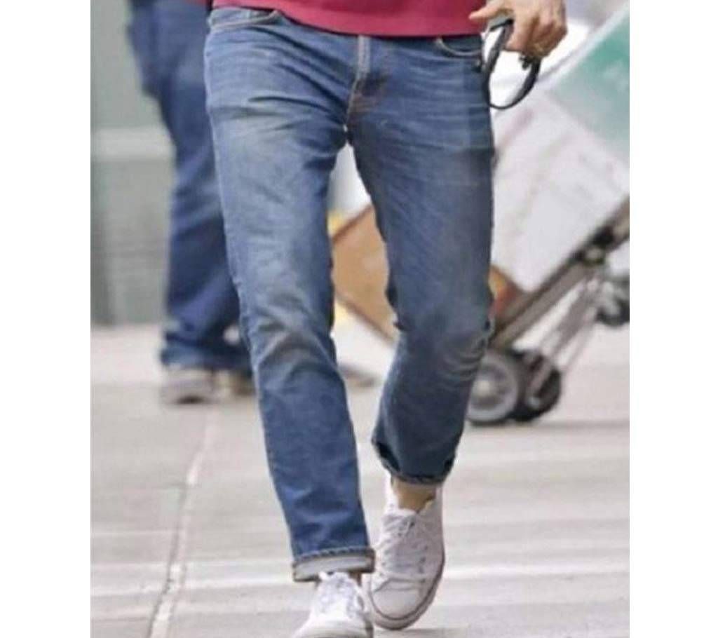 Mens  Denim Jeans stitch Pant.