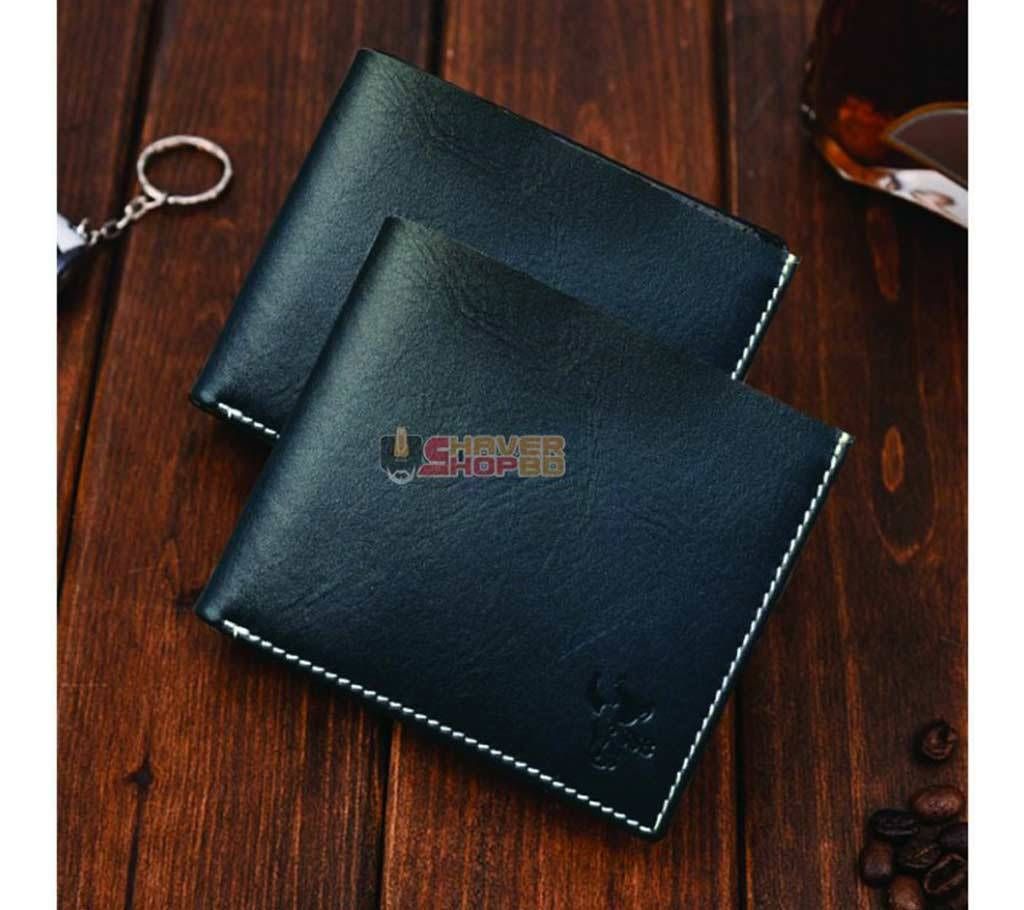 SSB GENUINE LEATHER CREDIT CARD BIFOLD WALLET BLACK SB-W04