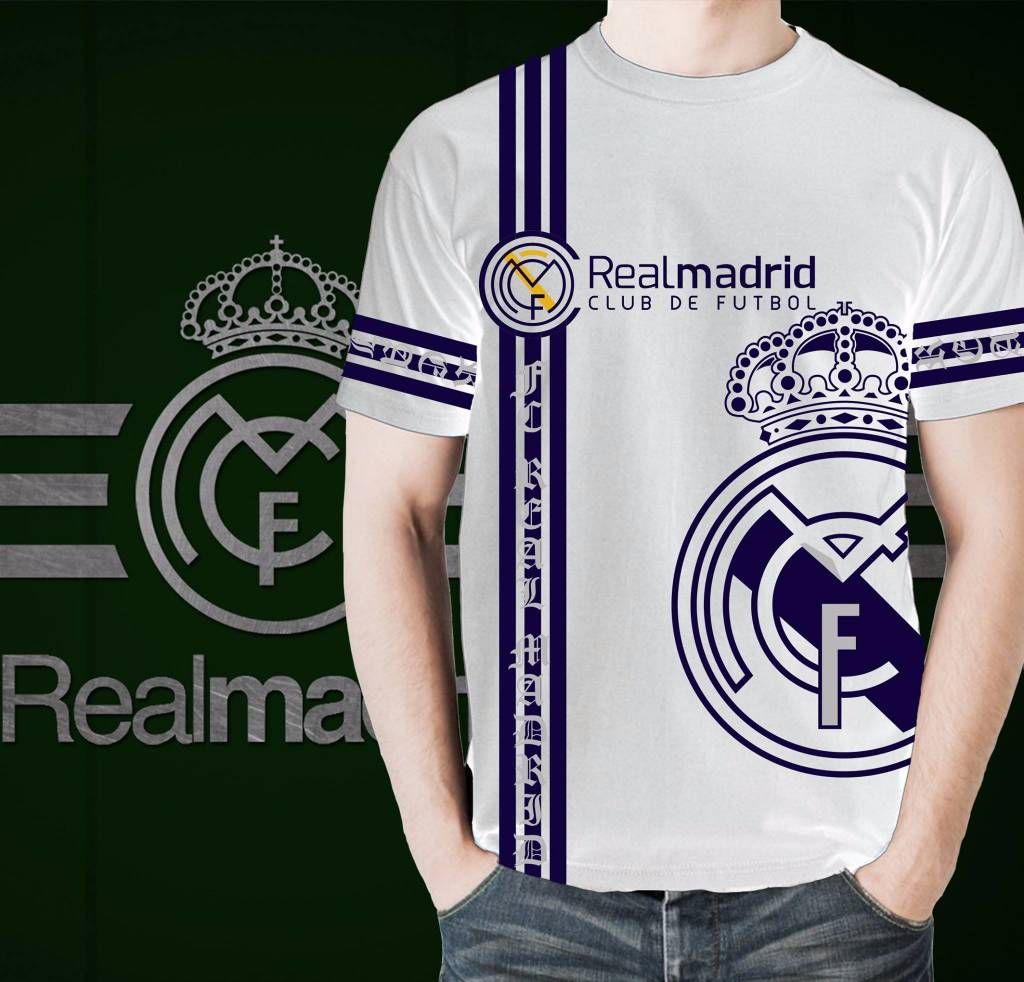 REAL MADRID Half Sleeve T-Shirt For Men