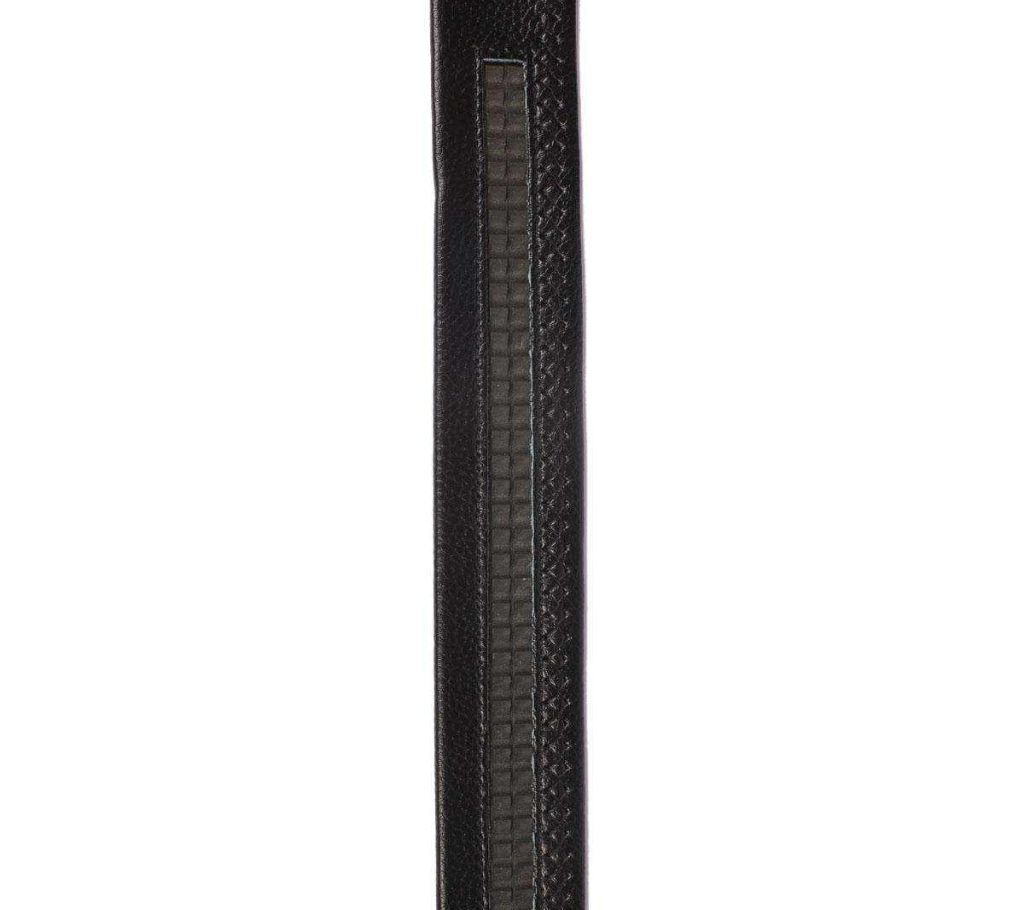 Black Leather Belt for Man-CSB-203