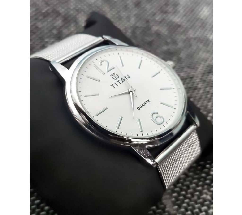 Titan Stainless Steel Quartz Watch For Men -B25 (Copy)