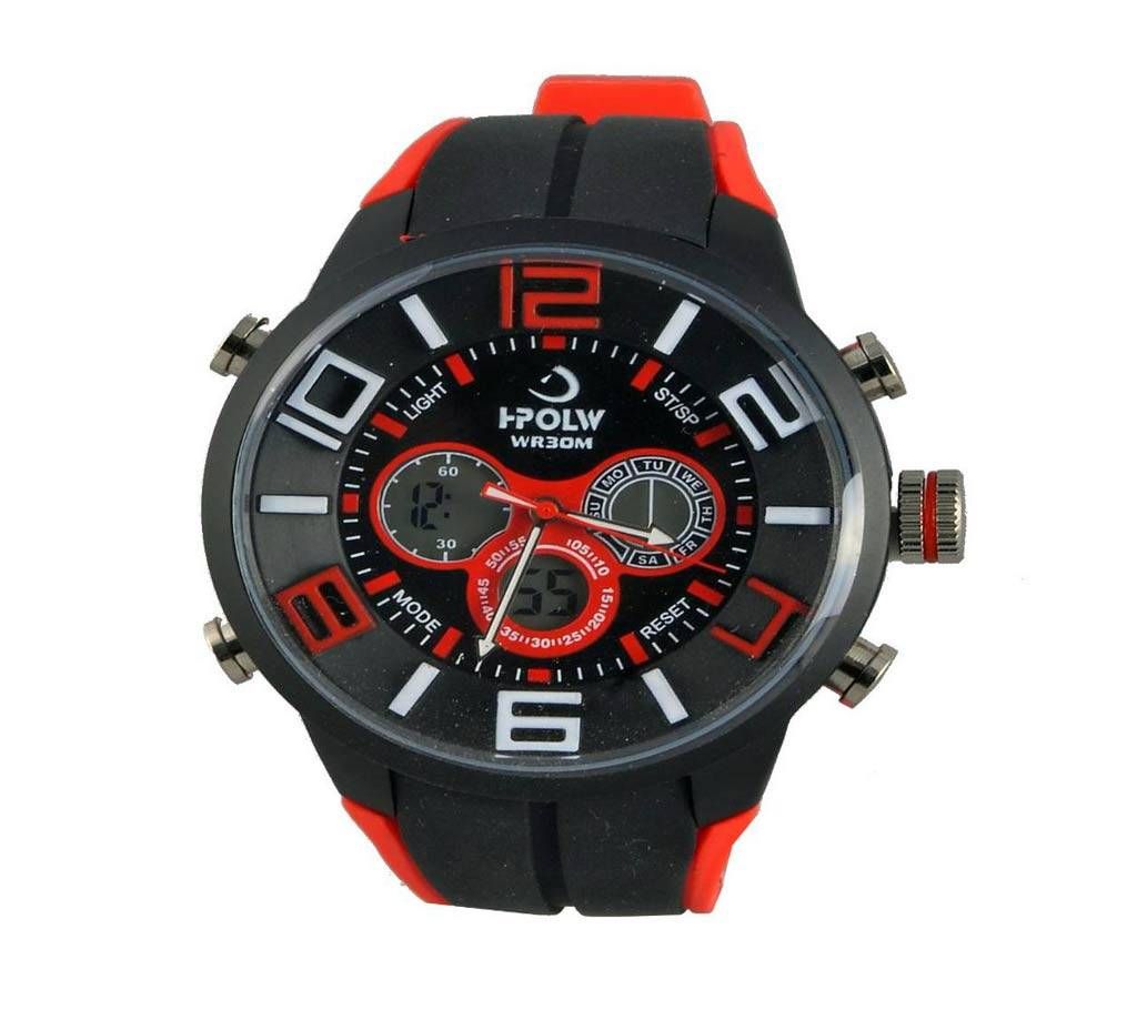 Mans Wrist Watch- Orange