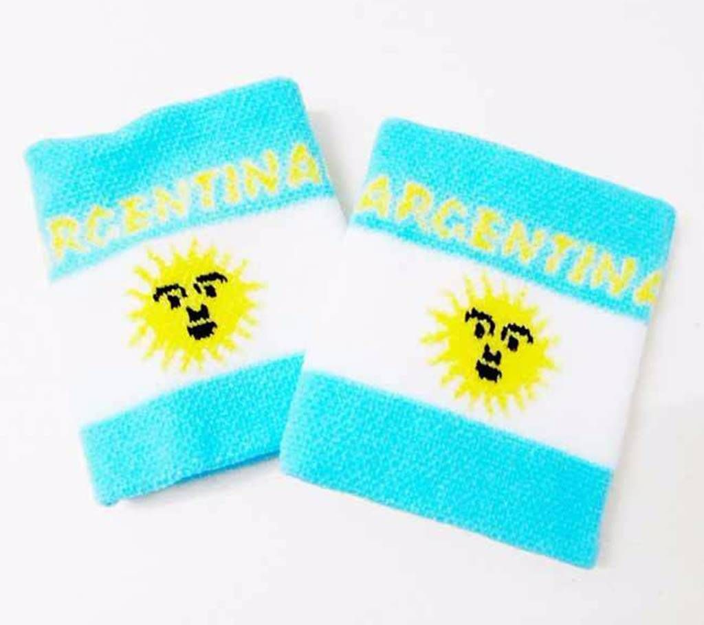 Argentina Lovers Cotton Wrist Band 