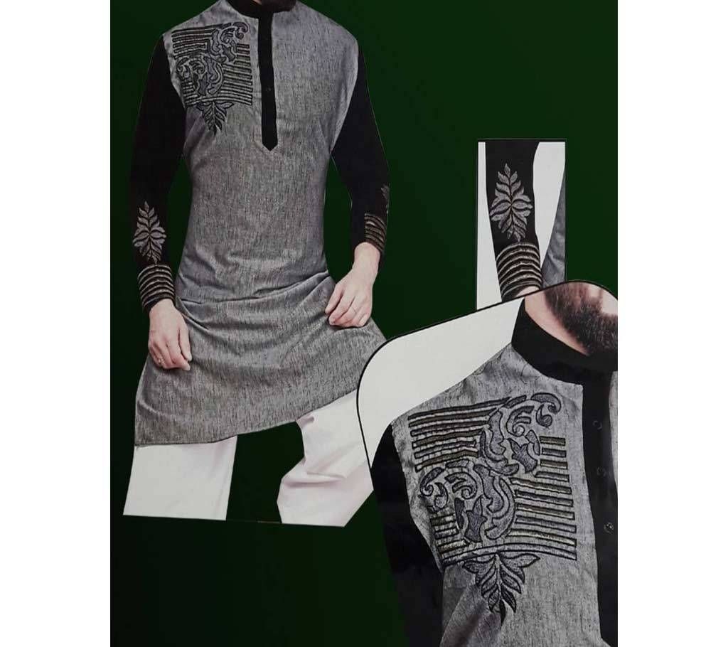 Eid Collection - Menz Slim Fit Semi Long Punjabi 100213