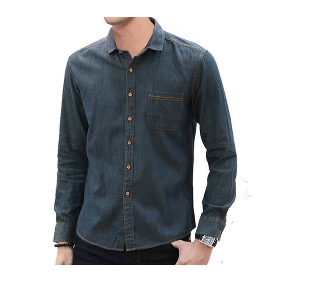 Gents Full Sleeve Denim Casual Shirt