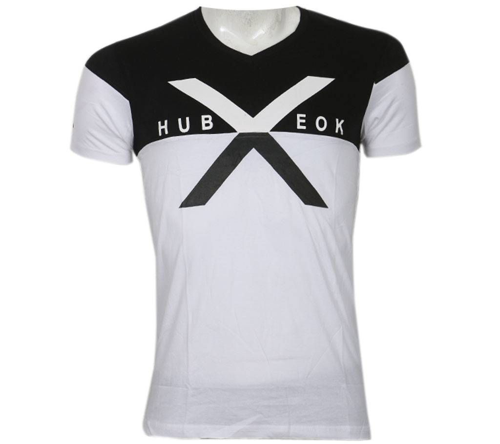 HUBXEOK Mens Half Sleeve T-Shirt