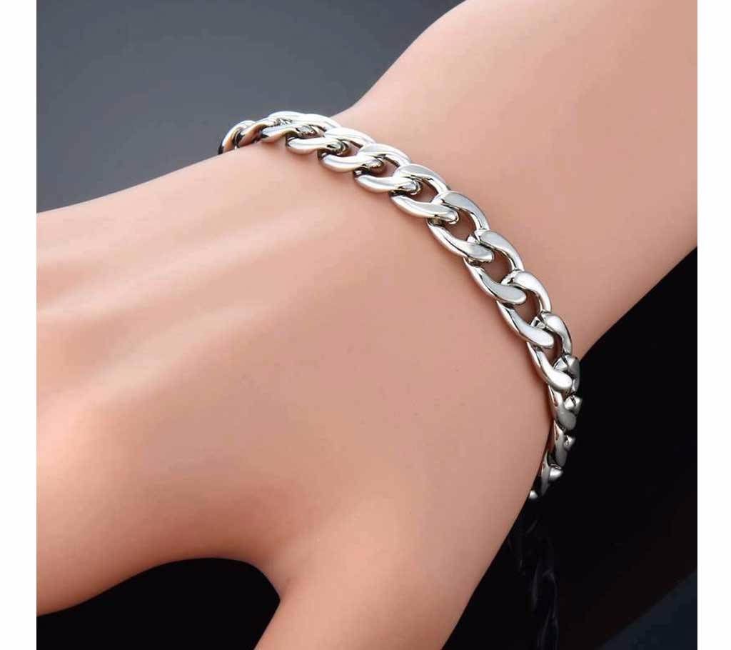 Mens Silver Plated Bracelet