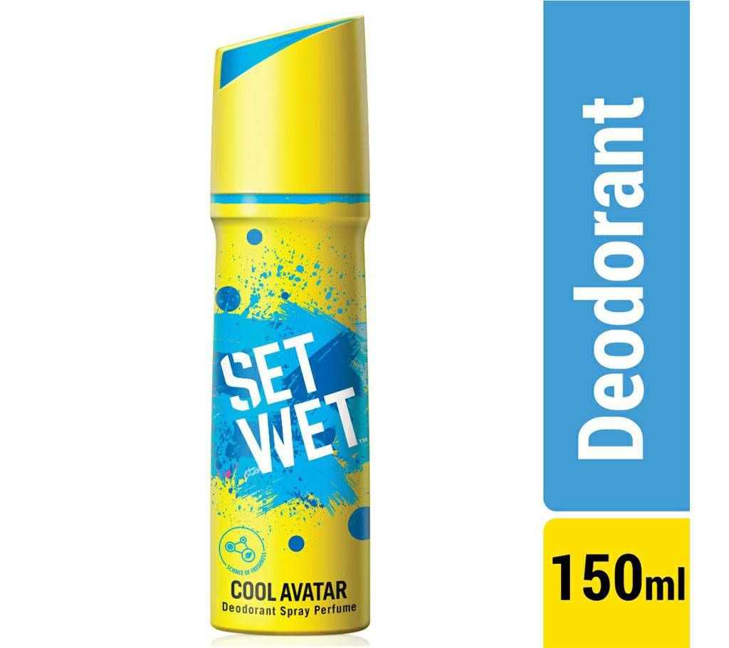 Set Wet Body Spray Deodorant Perfume Cool Avatar - 150ml