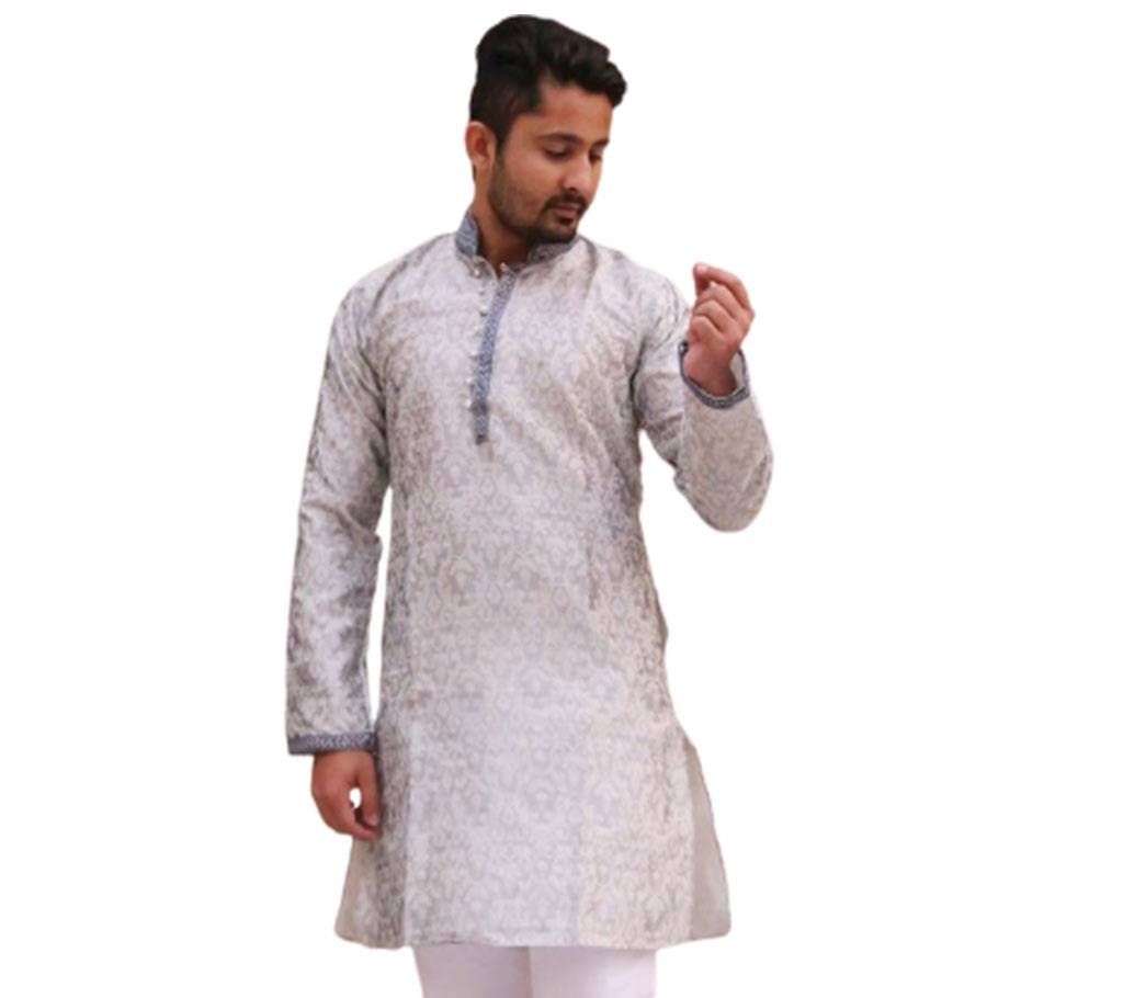 Silver Punjabi For Men
