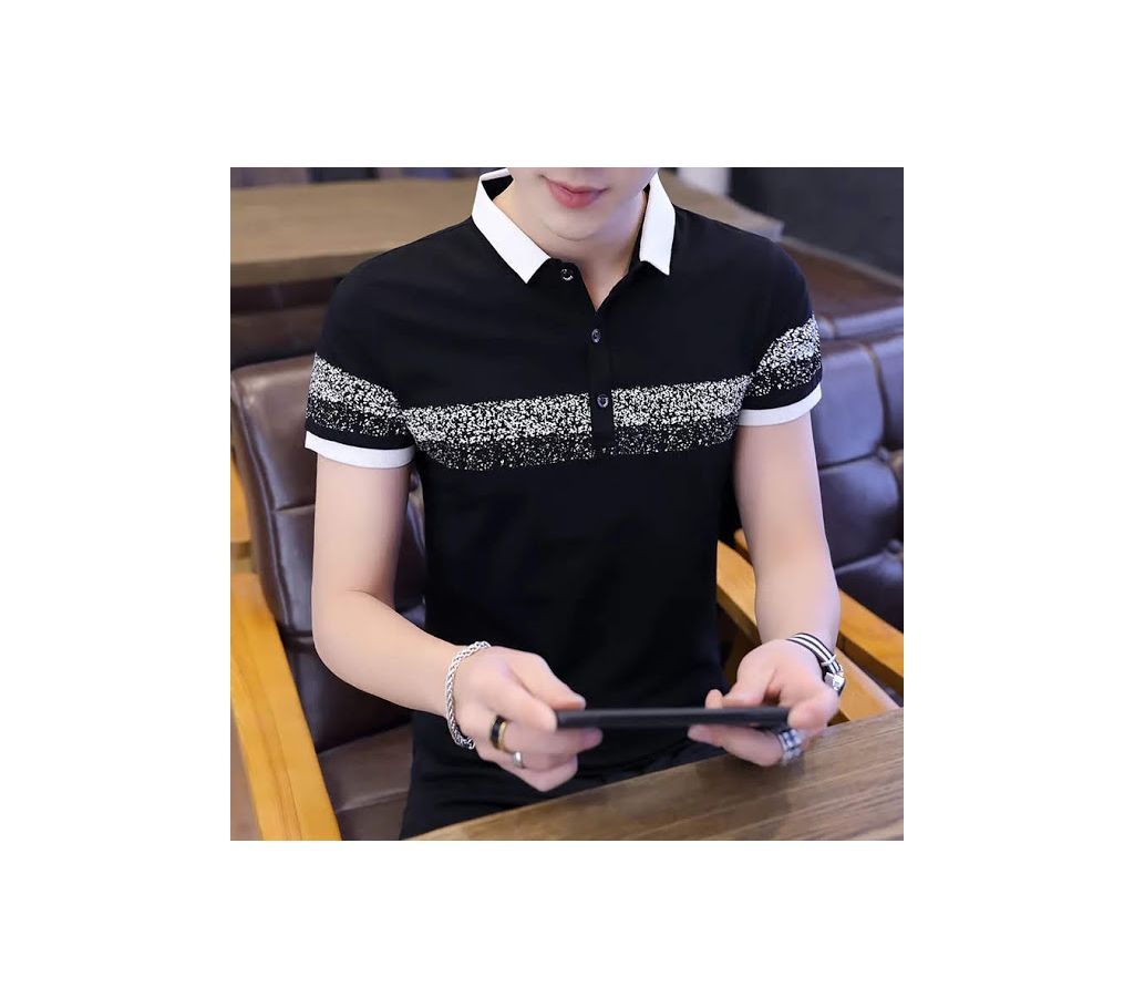 Mens Polo T-shirt blue