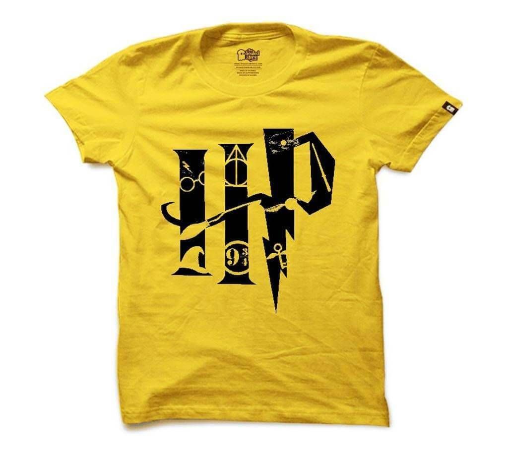 Harry Potter yellow Gents Summer T-Shirt