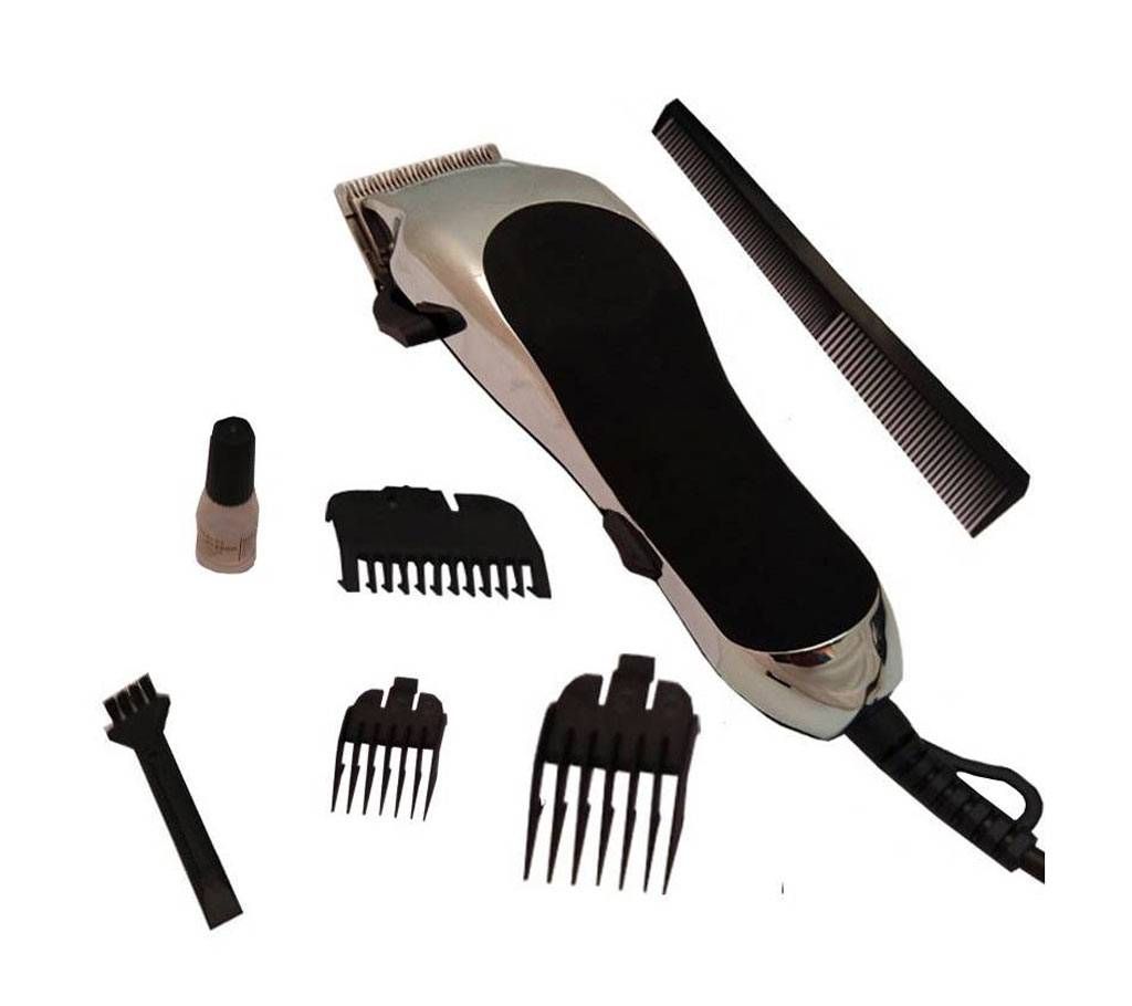 Kemei Deluxe Chrome Pro Complete Hair Cutting Kit KM 8825