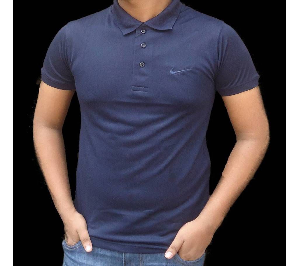 Menz Half Sleeve Polo Shirt - Deep Blue 