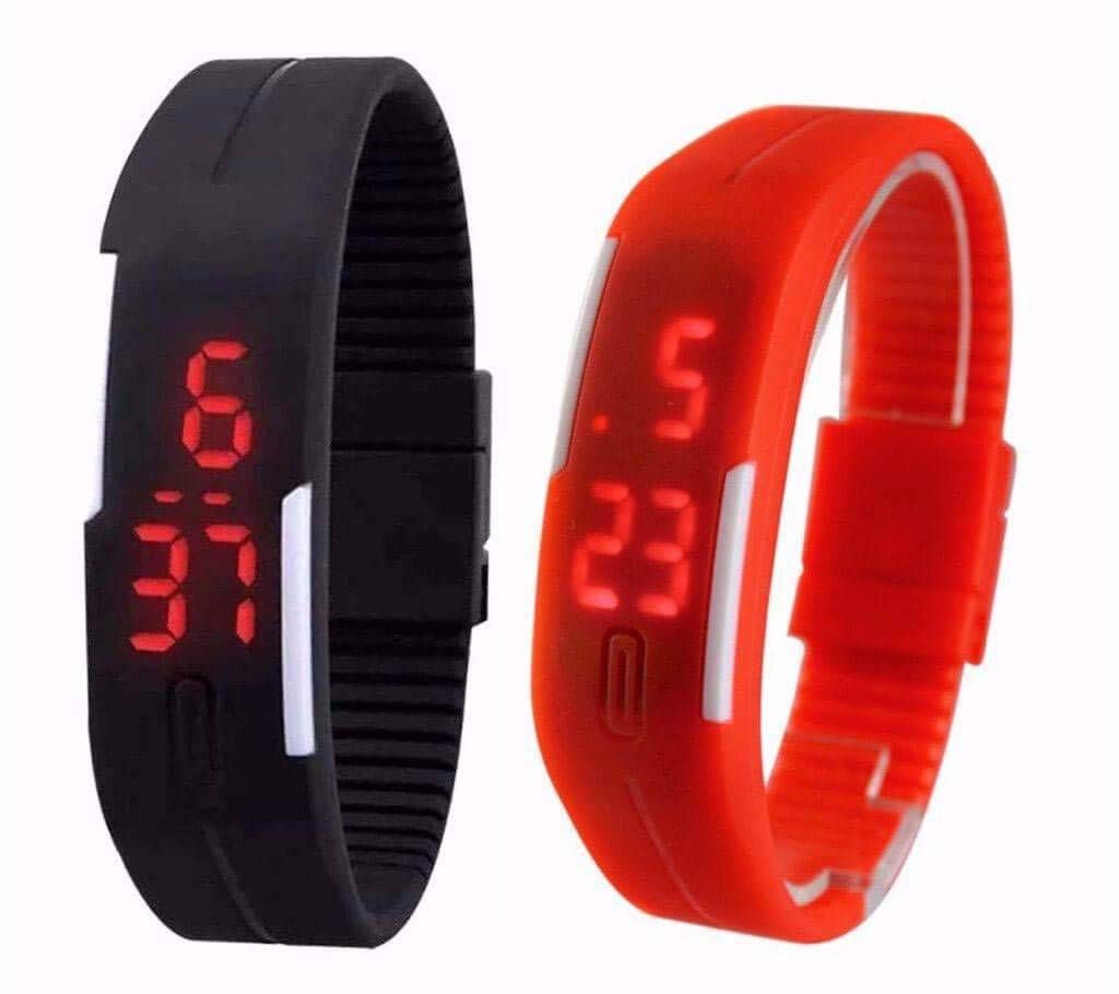 LED Sports Watch-2 pcs