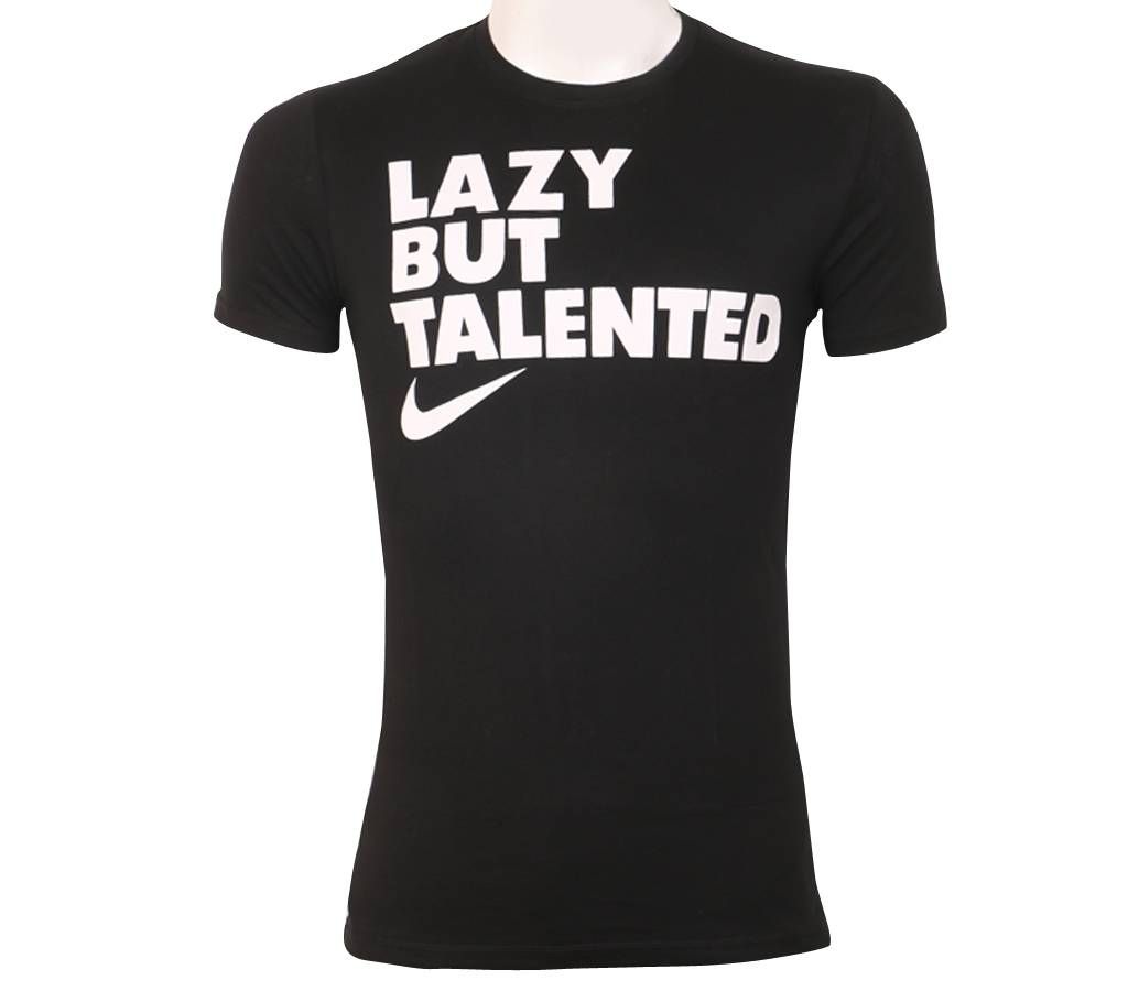 Lazy but Talented Mens half sleeve t shirt