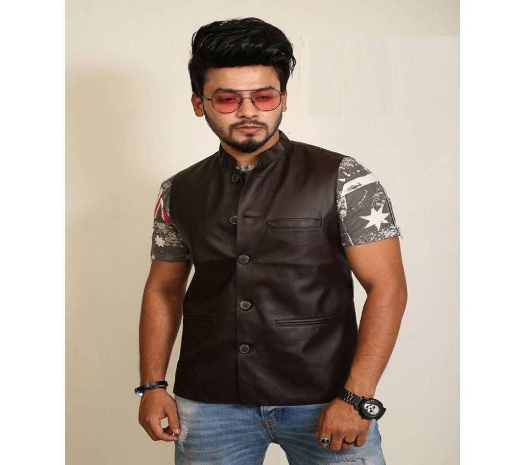 Full Artificial Leather koti for men