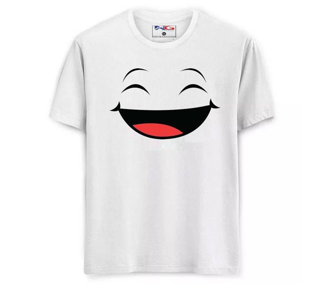 Summer Off White Smile Face T-shirt