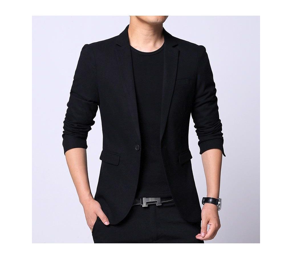 Mens Fashion Slim Fit Formal One Button Suit Blazer Coat Jacket Outdoor Tops Features: Formal one-button long sleeve business suit. Basic jacket, sui
