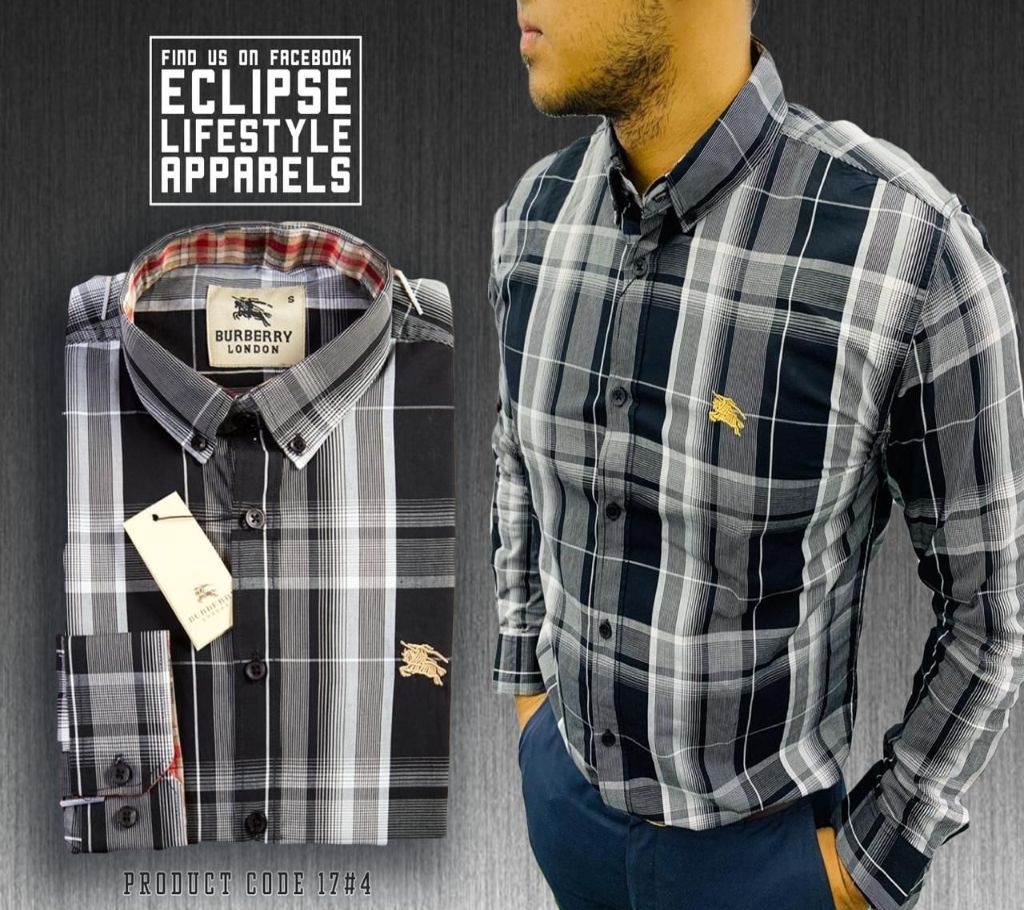 Rich Cotton check Casual Floral Shirt for men 