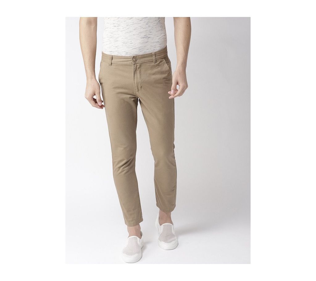 Ecru Brown Color Skinny Gabardine Pant 11