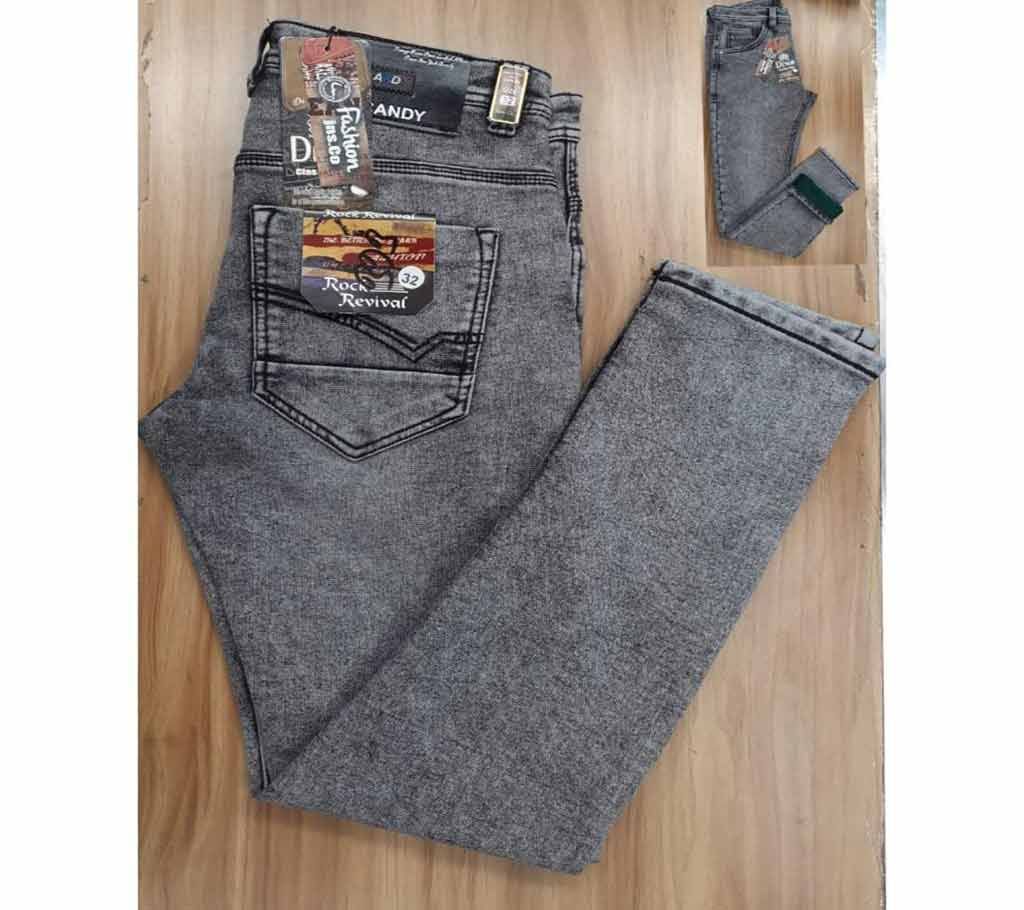 Denim Long Pant For Mens - Ash 