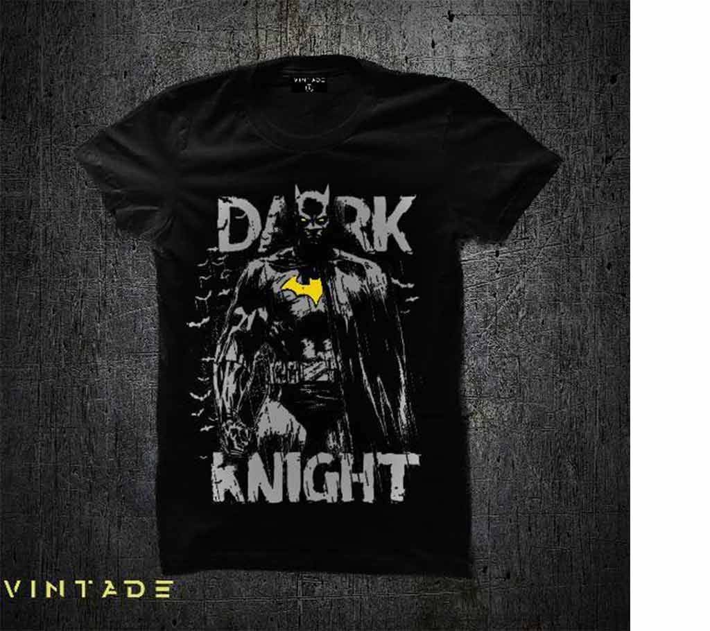 Batman- Dark Knight mens cotton round neck t shirt 