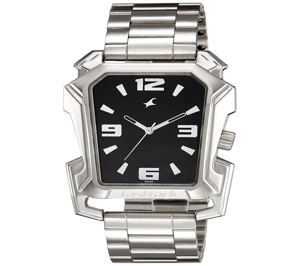 Fastrack 3131SSA analogue men's Watch - Silver/ Black