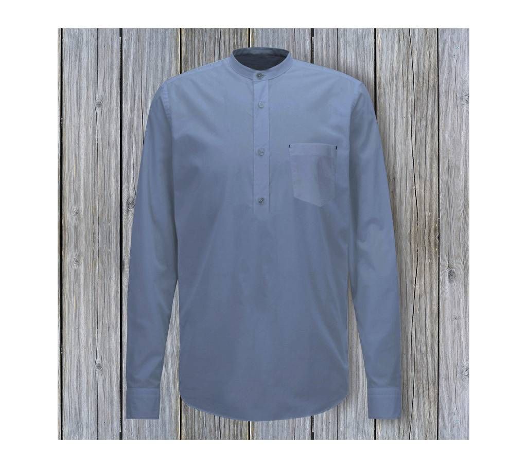 Men Band Collar Stylish Katua Shirt