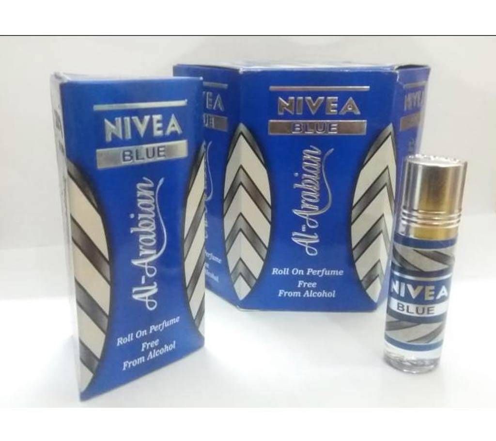 Nivea Blue Concentrated Perfume (Attor) (6ml) - 6 pcs Combo 