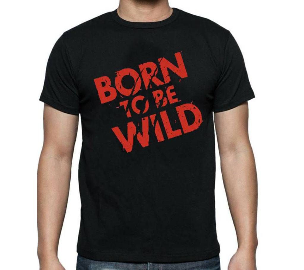 Born to be wild Beards Over Everything Menz Round Nekc Short Sleeve T-Shirt