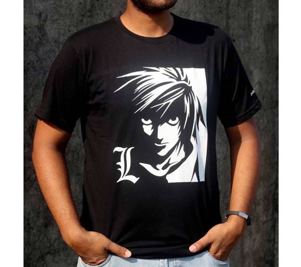 L Cotton T-shirt 