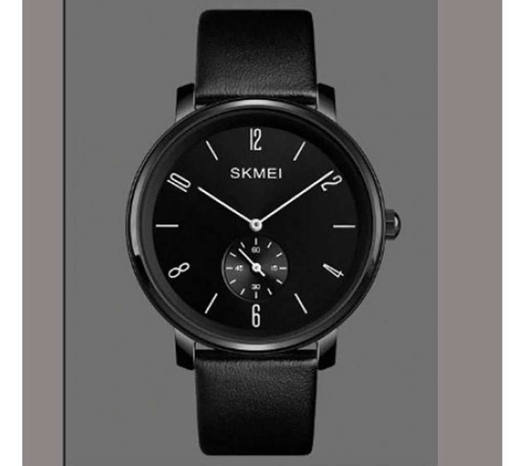 Skmei 1398 Gents Leather watch