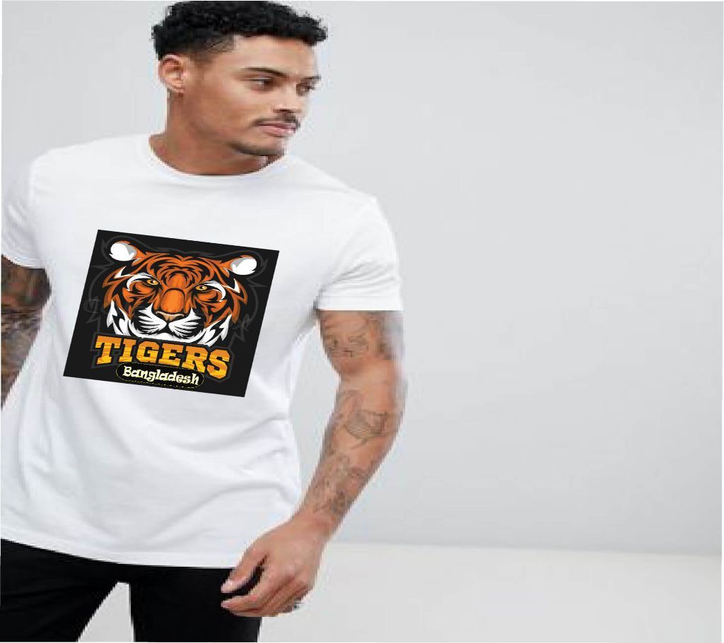 Tiger of Bangladesh Gents Half Sleeve Cotton T-Shirt
