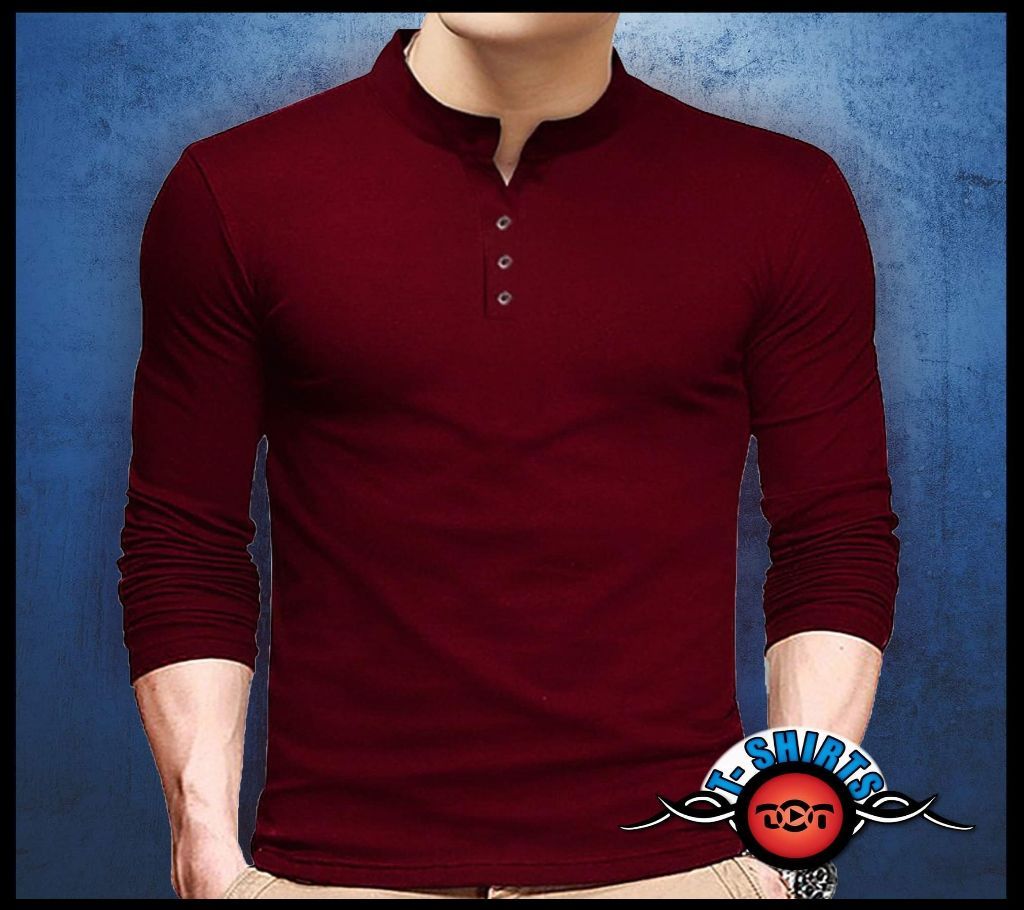 Maroon Stylish T-Shirt for Men
