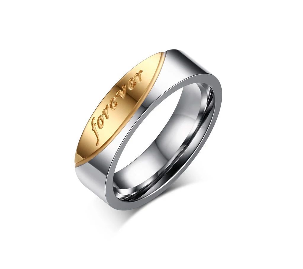 Gift Rings for Men Ring of Steel Cubic Zirconia Wedding Jewelry Anneau Nuevos Anillos