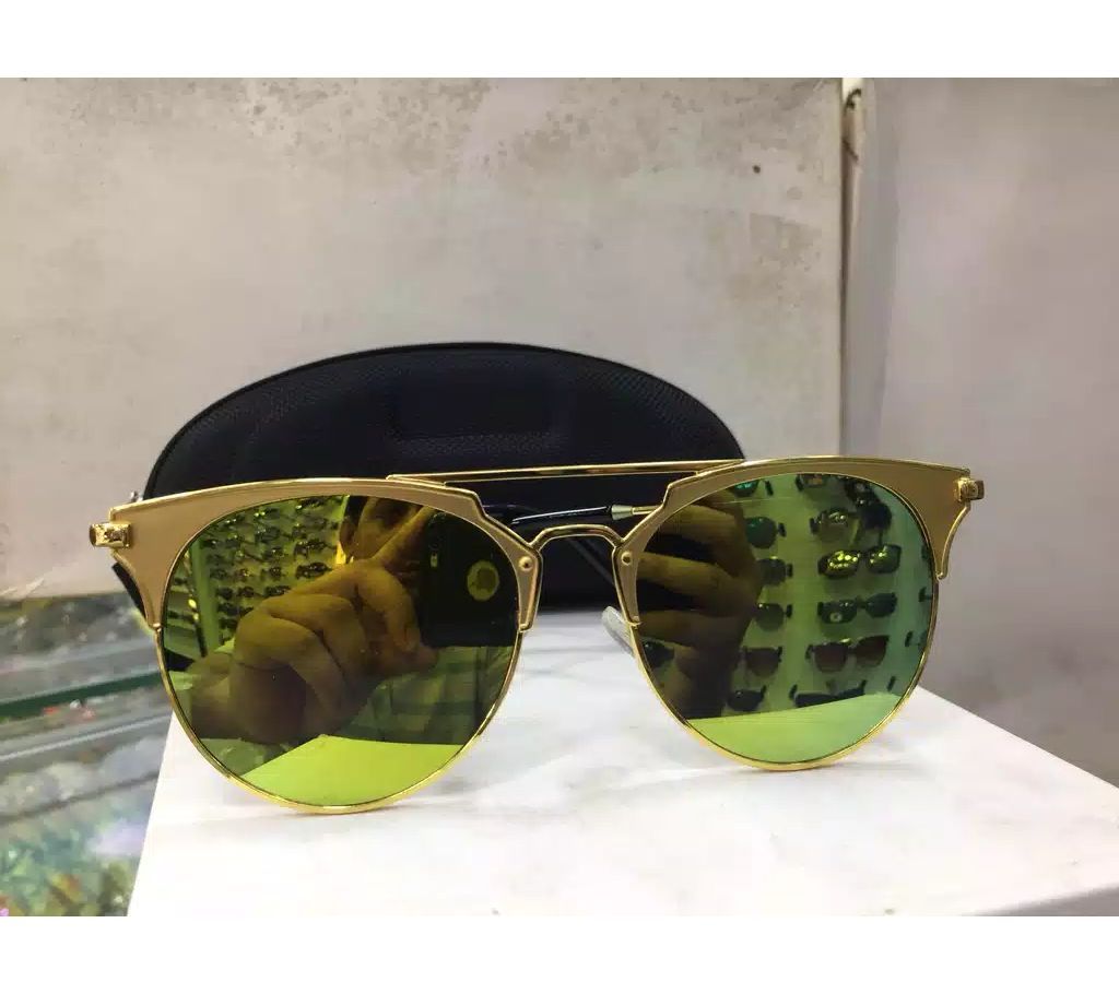 Metal frame sunglasses for men (with box free)