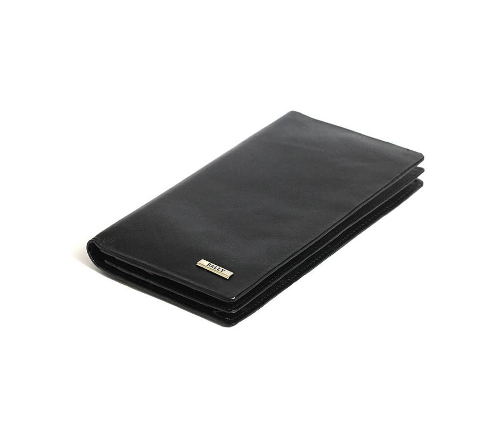 Leather long wallet-w133