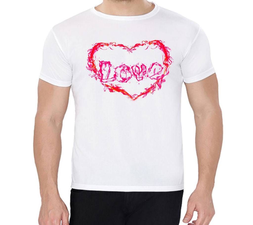 Love - Half Sleeve T-shirt For Men