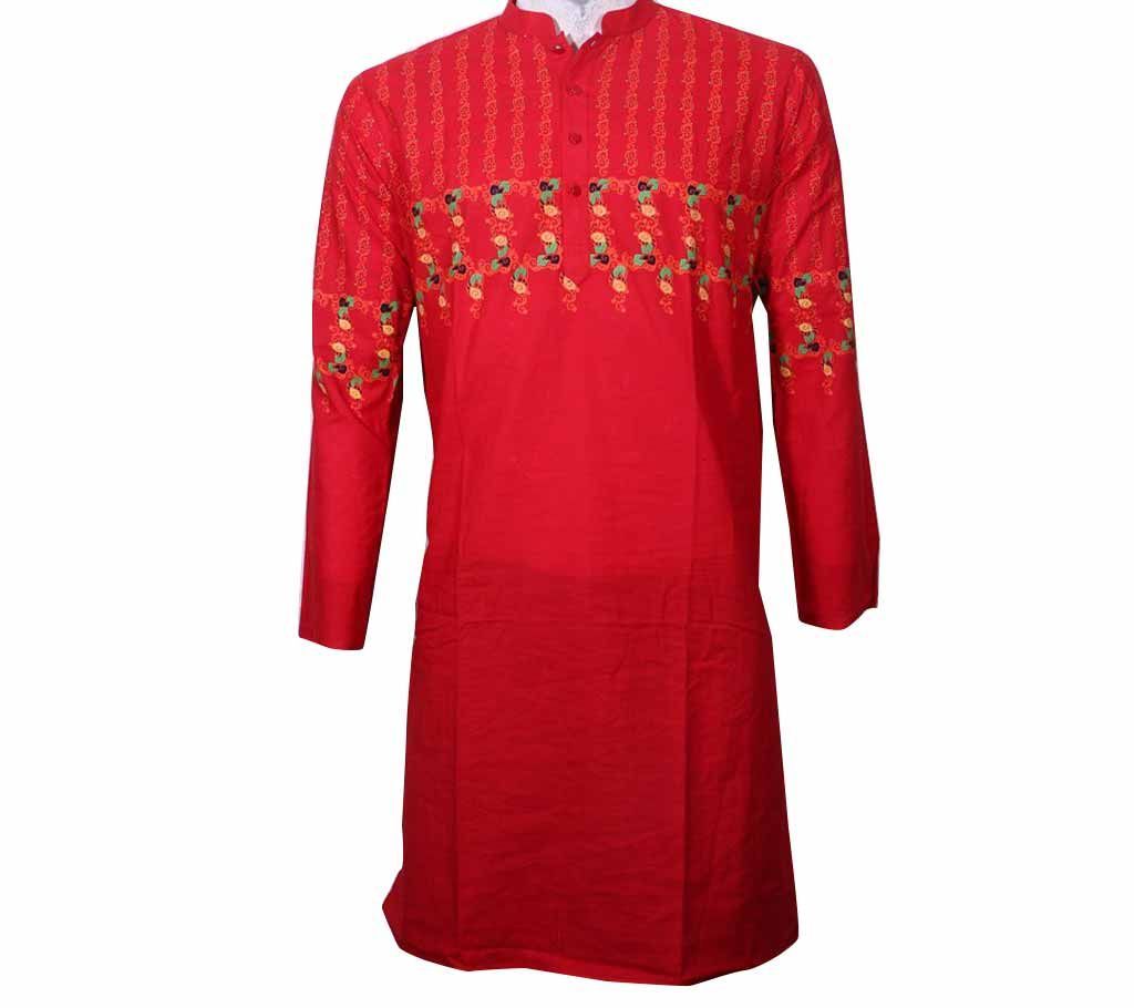 Long Cotton Boishakhi Punjabi for Men