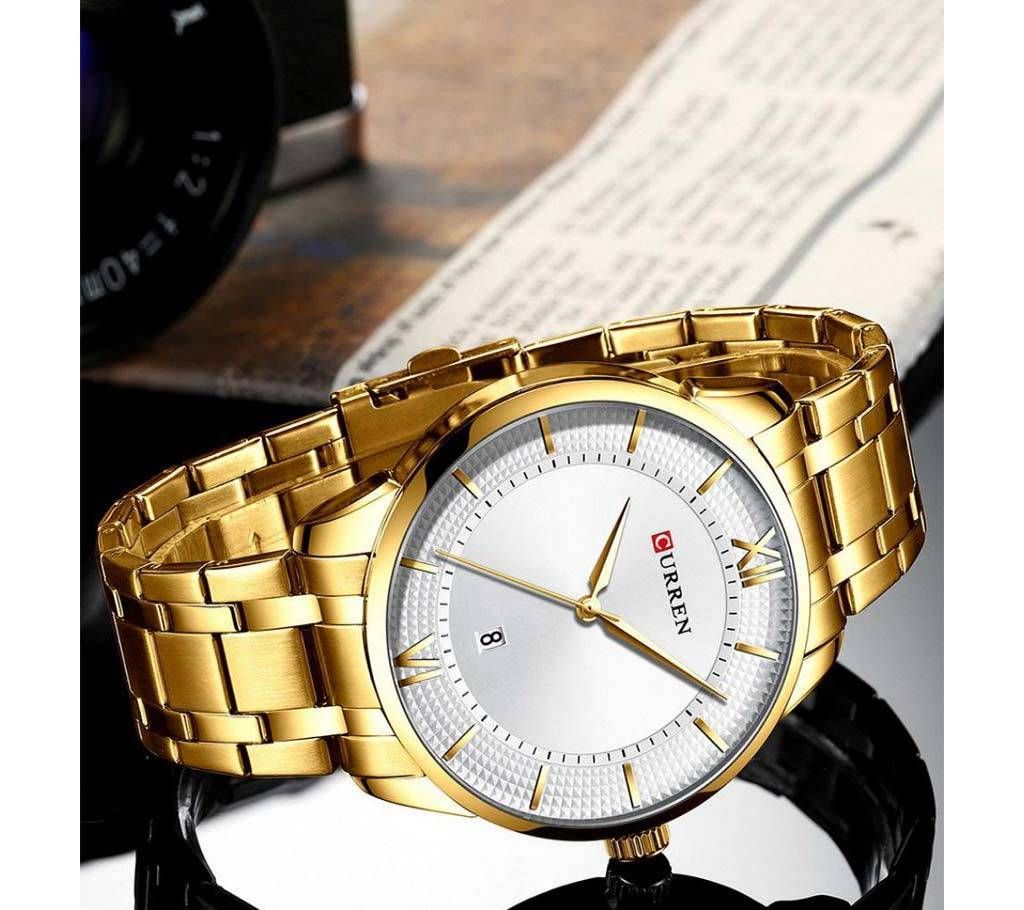 CURREN 8356 Golden WATCH FOR MEN