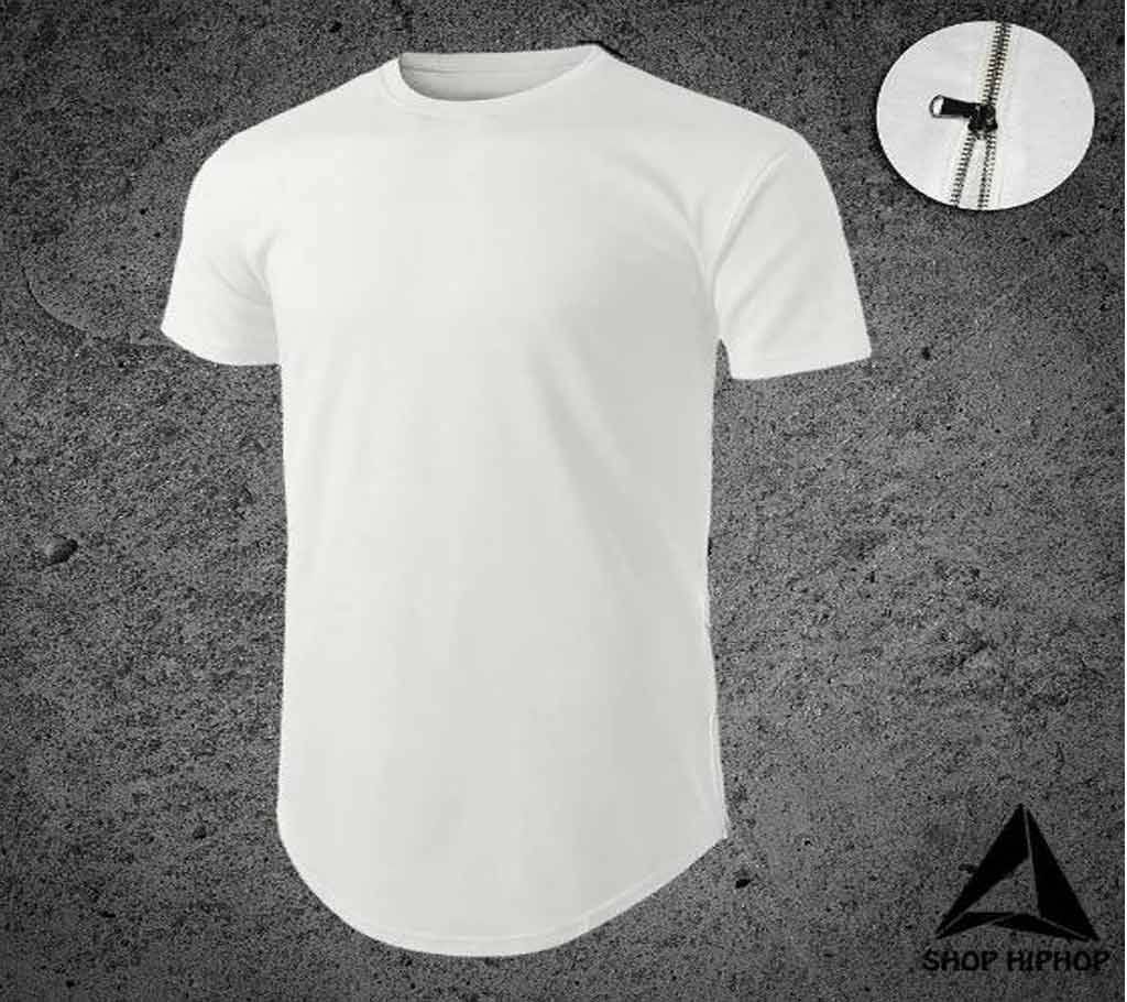 Side chain Scope Half Sleeve T-shirt