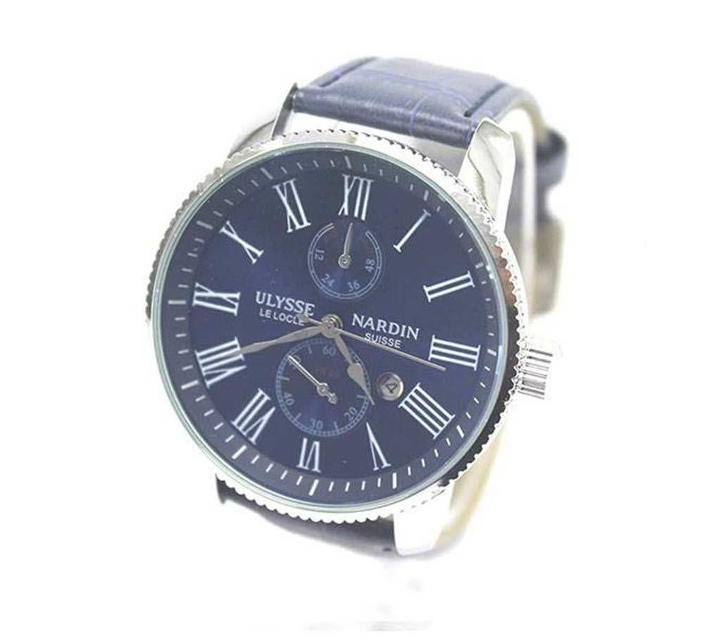 Leather Classic Wrist Watch for Men