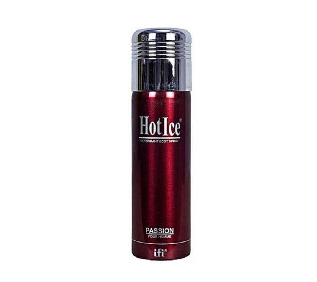 HOT ICE PASSION DEODORANT BODY SPRAY FOR MEN - 200ml (UAE)