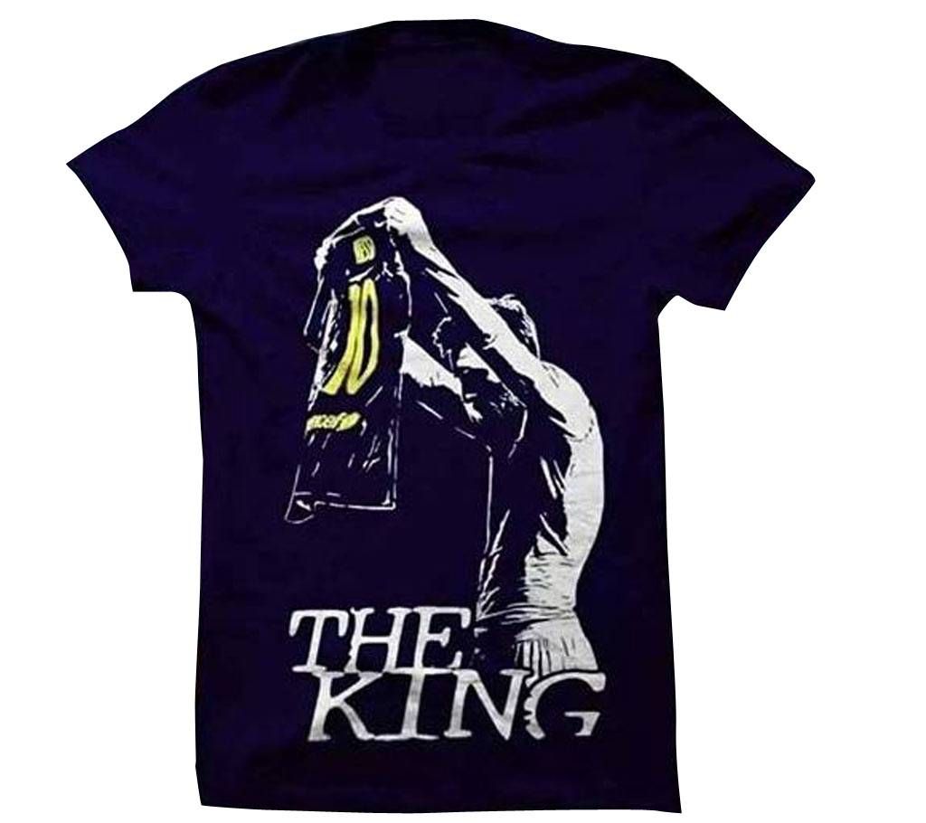 messi the king printed t shirt for men 