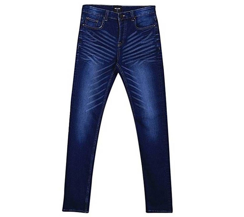 Blue Denim Stretchable Jeans for Men