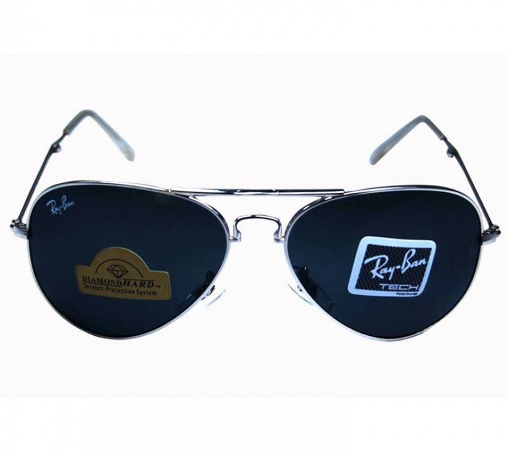 Ray Ban Silver-Black Folding Sunglasses - Copy