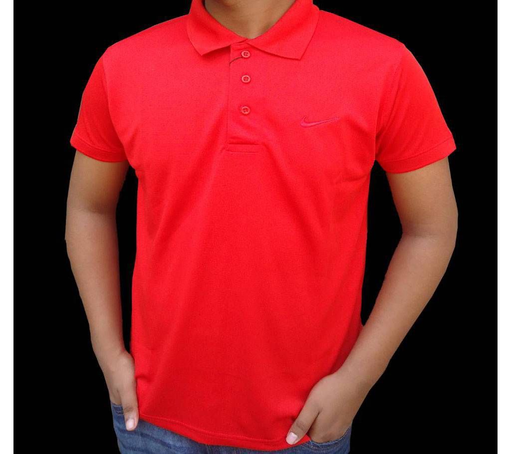 Menz Half Sleeve Polo Shirt - Red 
