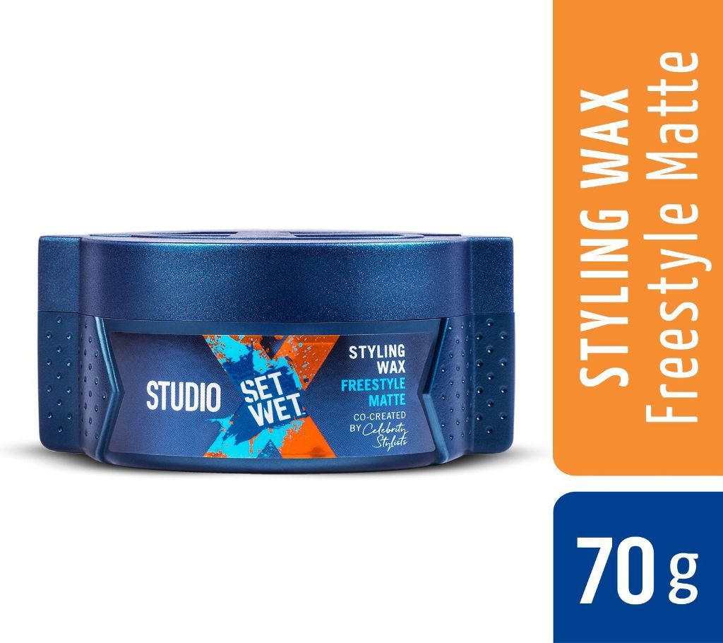 Set Wet Studio X Hair Styling Wax For Men - Freestyle Matte 70 gm