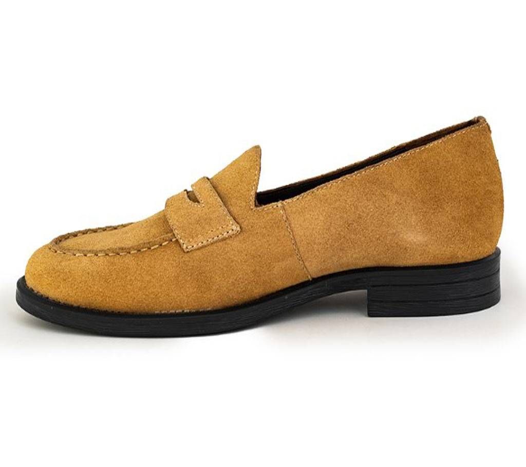 PENNY SADDLE LOAFERS TAN NUBUCK SHOE